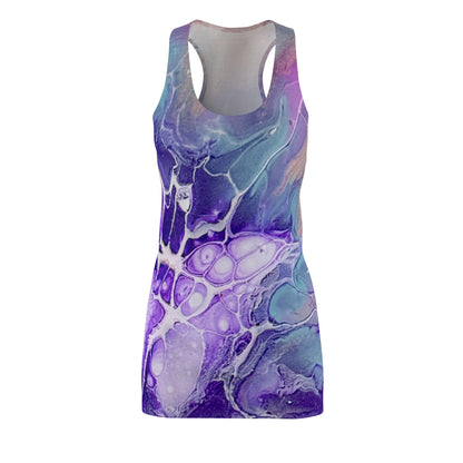 Vibrant Abstract Racerback Dress