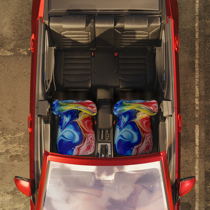 Abstract Car Seat Covers "Our take on the Newfoundland flag"