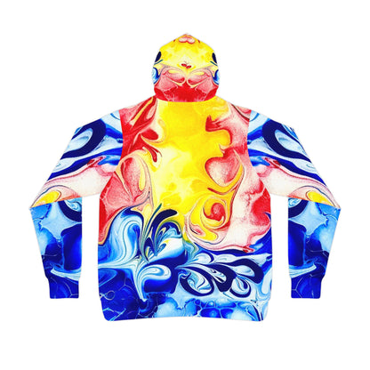 Colorful Artistic Unisex Hoodie "Our take on the Newfoundland flag"