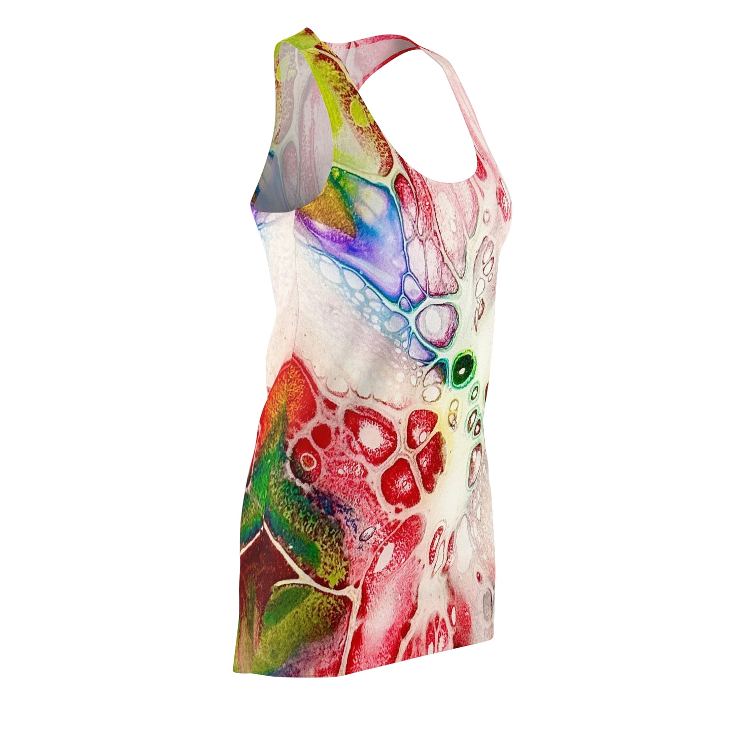 Vibrant Abstract Racerback Dress