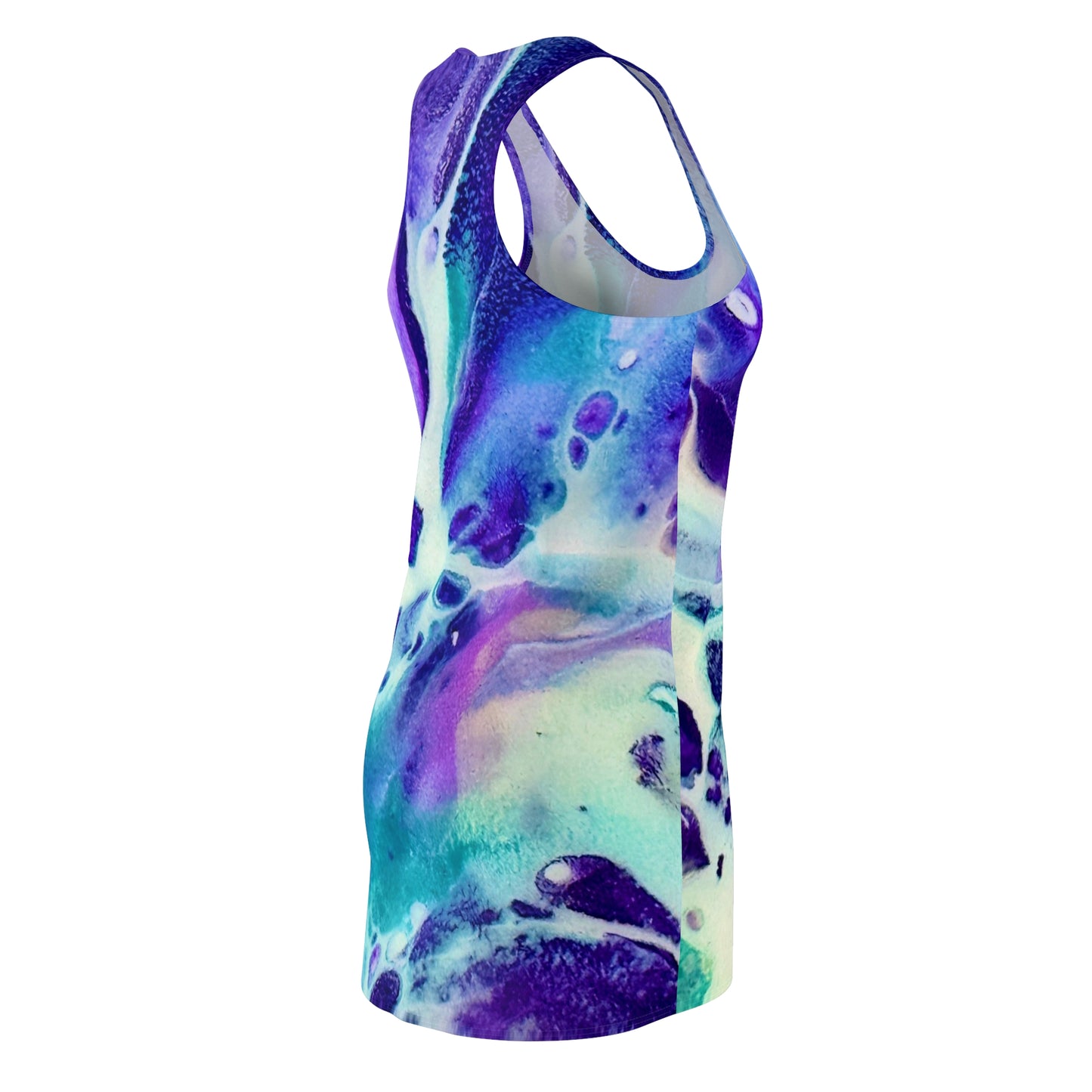 Vibrant Abstract Racerback Dress