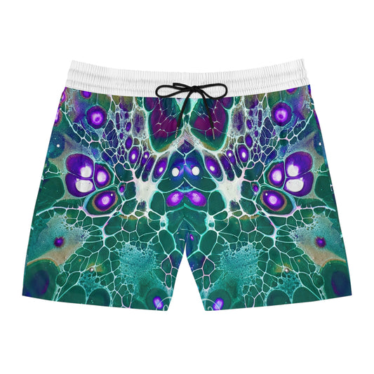 Men's Vibrant Swim Shorts, Pool Wear, Swim Trunks