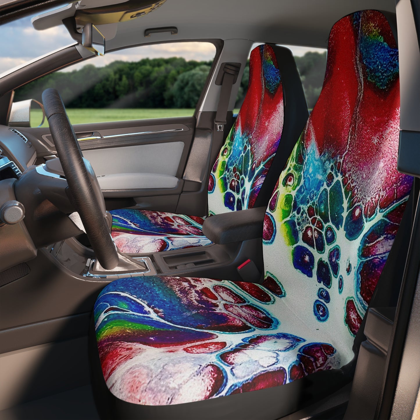 Abstract Car Seat Covers