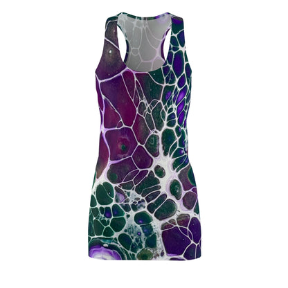 Vibrant Abstract Racerback Dress