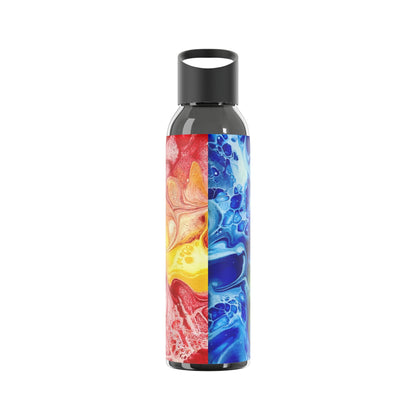 Abstract Water Bottle "Our take on the Newfoundland flag"