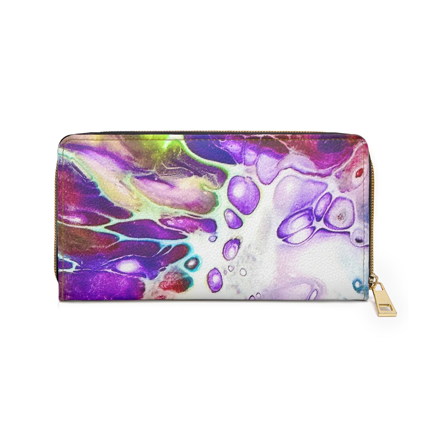 Abstract Zipper Wallet