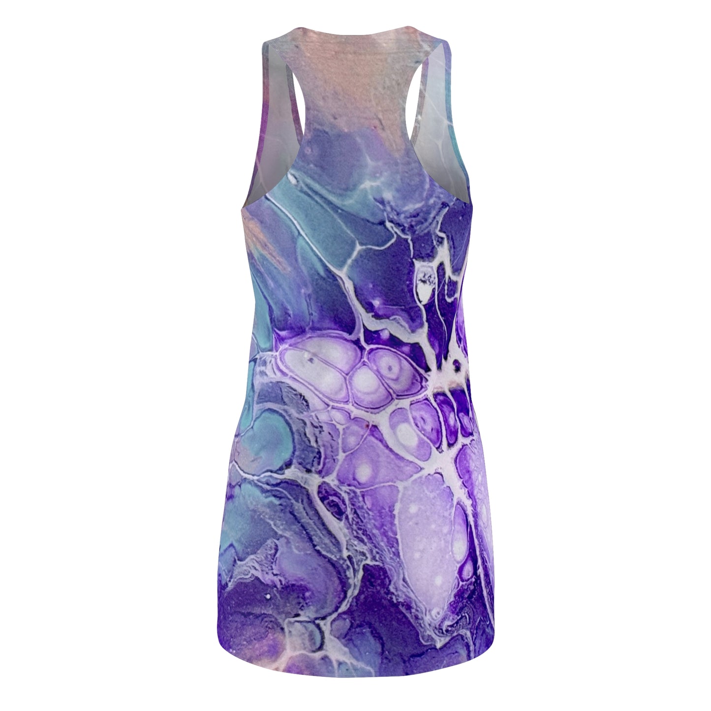 Vibrant Abstract Racerback Dress