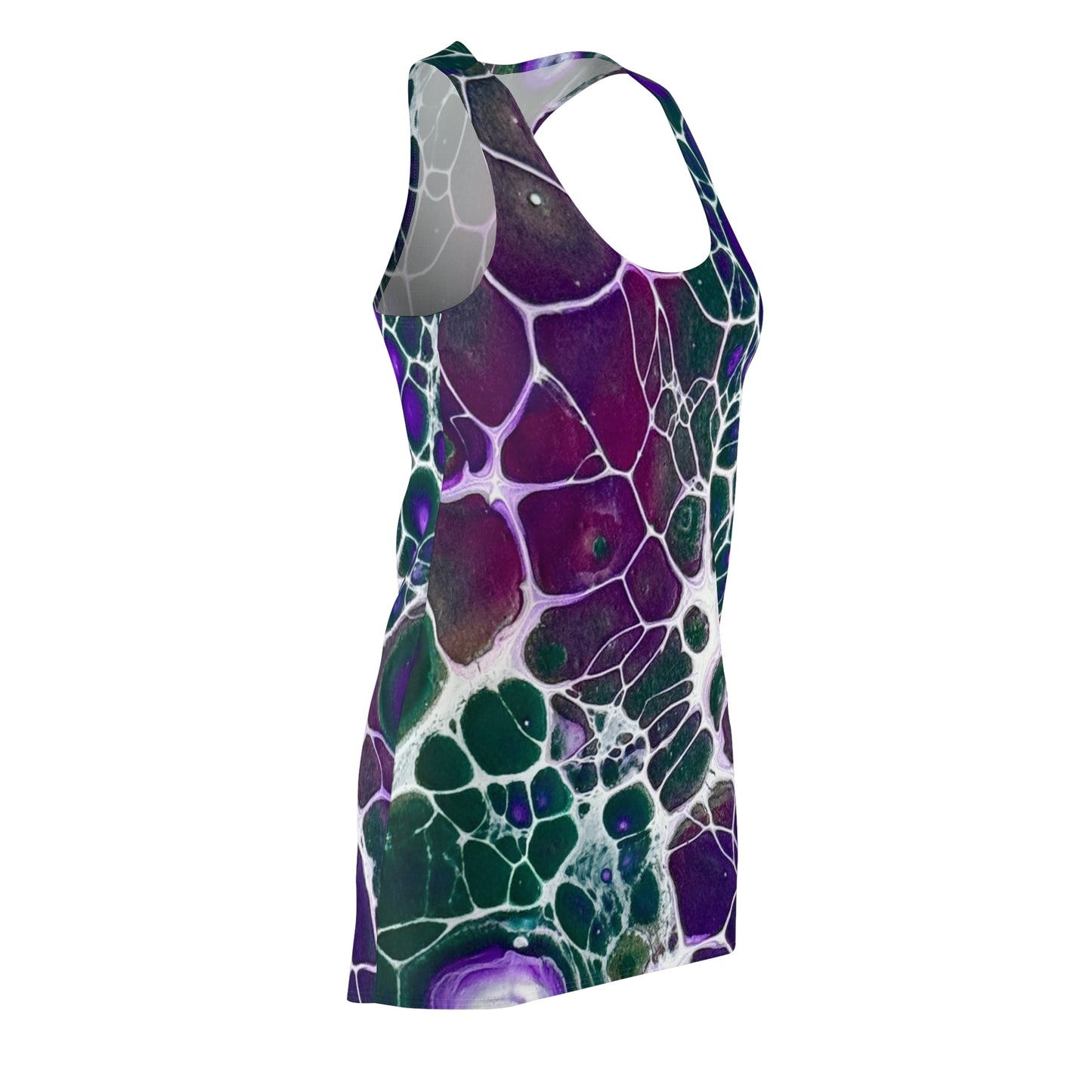 Vibrant Abstract Racerback Dress