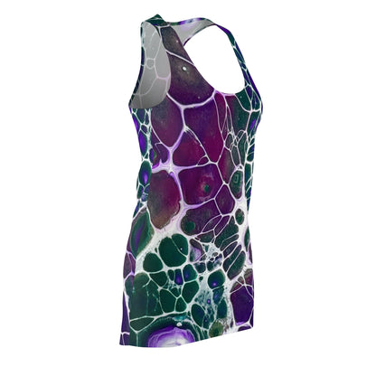 Vibrant Abstract Racerback Dress