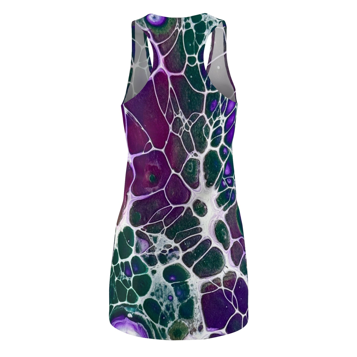 Vibrant Abstract Racerback Dress