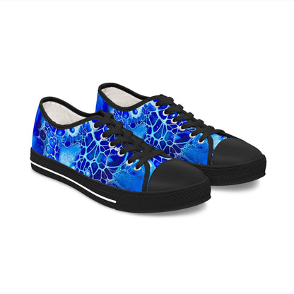 Stylish Women's Low Top Sneakers with Abstract Design, Casual Footwear, Everyday Sneakers